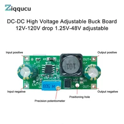 Scheda Step-down regolabile ad alta tensione conversione di potenza del veicolo elettrico modulo regolatore di tensione da 48V 60V 100V a 1.25V-48V