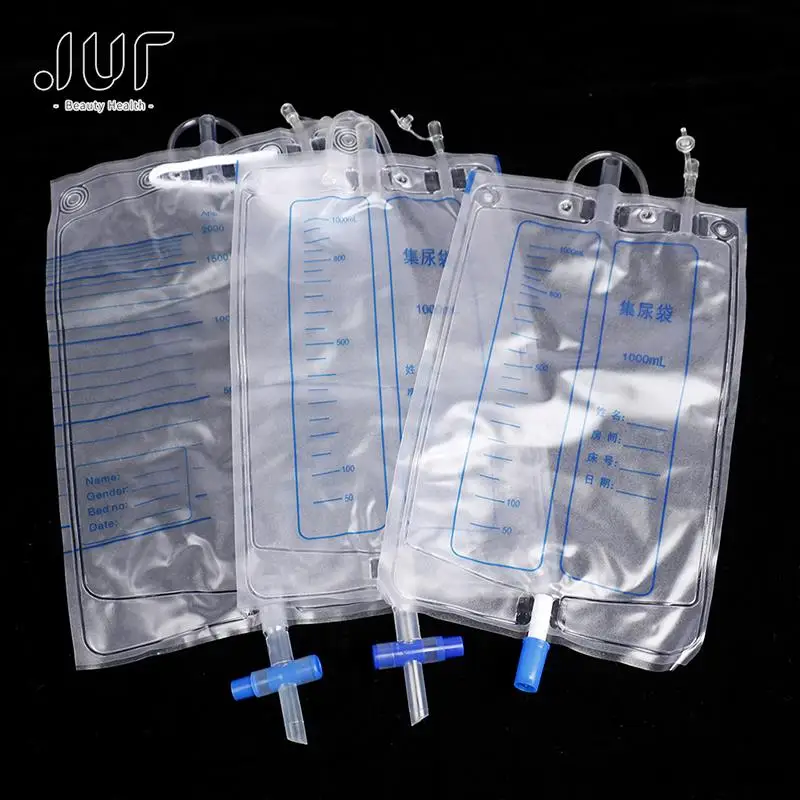 1000ML 2000ML Reusable medical health equipment Urine Bag catheter urinals for men Urine Collector Bag Urinal Pee Holder