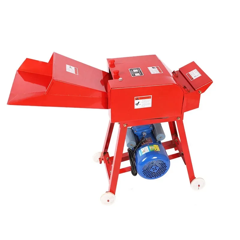 Wet and dry cattle and sheep guillotine machine Corn straw crusher Small wet and dry household large 220v lawn