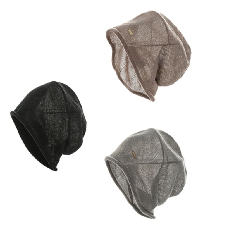 X7XB Trendy Party Hat Breathable Skull Cap Head Cover Party Bonnet Knit Hat