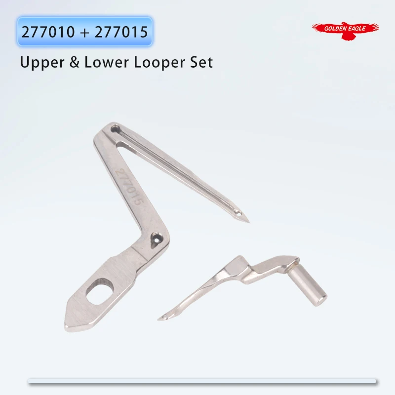 277010 (#2) + 277015 Upper & Lower Looper Set Fits Pegasus EX3200 E5200 LX3200 MX3200 Industrial Overlock Sewing Machine Parts