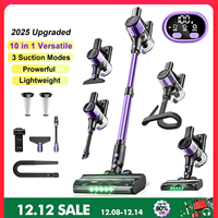 Cordless Vacuum Cleaner, 40Kpa/500W/45min 10 in 1 Powerful Stick Lightweight Vacuum Cleaner for Home Pet Hair/Hard Floor/Carpet