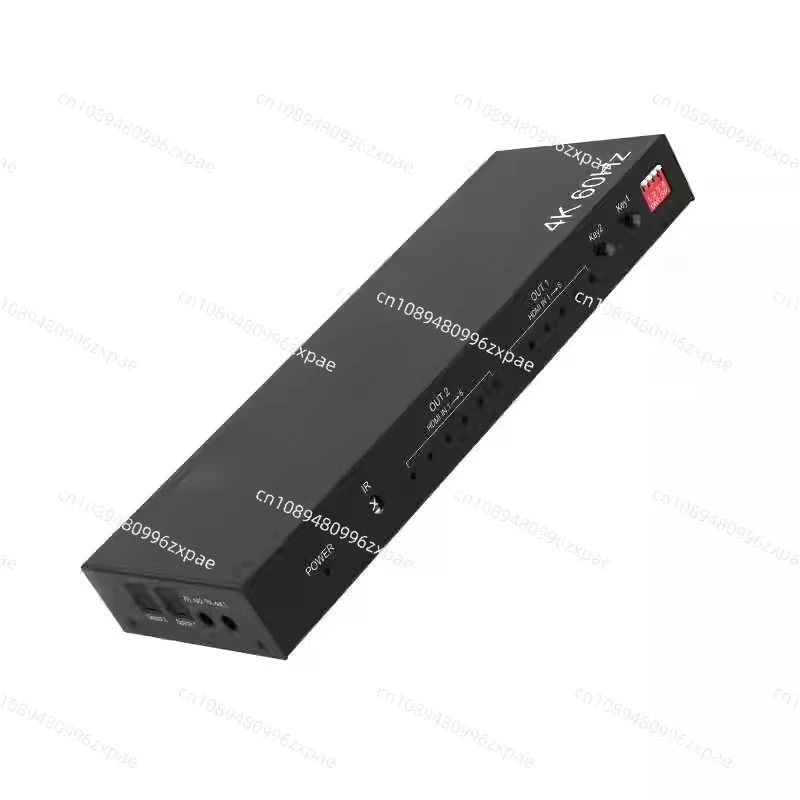 Audio Extractor PC To TV Dual Display 4K 60hz 6x2 HDMI Matrix 6 IN 2 OUT HDMI Splitter Switch Audio Video Converter 1080p EDID