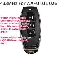 1pcs 433MHz Remote Controller Door Lock Remote Control Key For WAFU lock WF-010 WF-019 WF-011A Invisible Door Lock