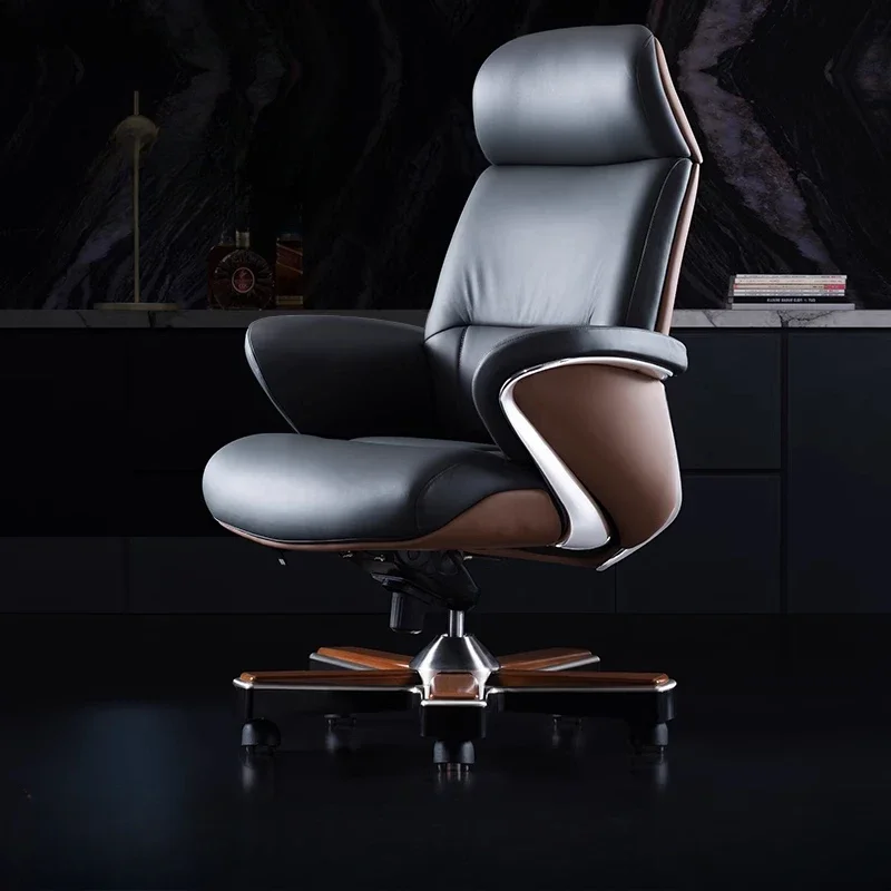 

Executive Leather Office Chair Ergonomic Luxury Modern Breathability Office Chair Computer High Back Silla Gamer Chair Furniture
