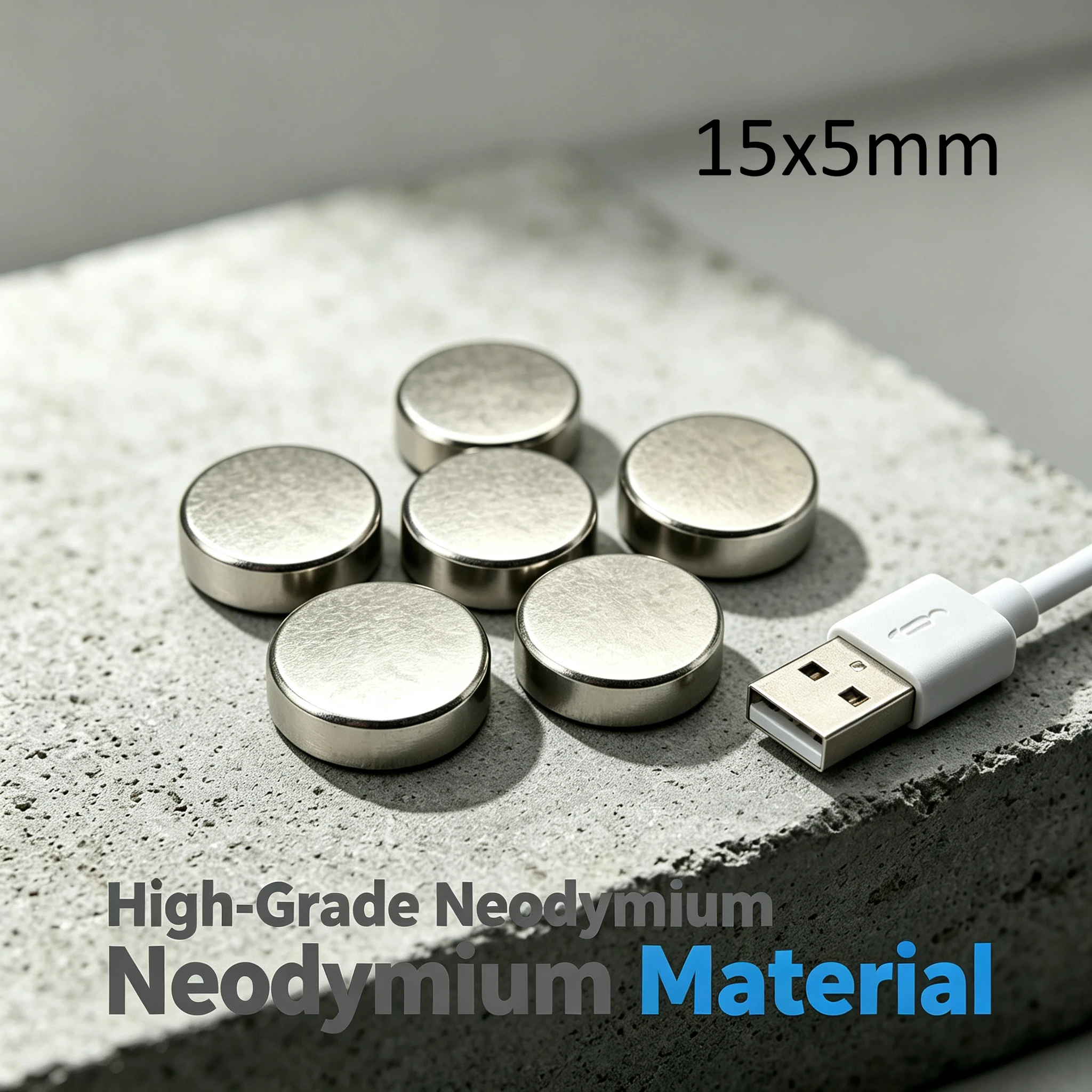 15x5mm N35 Round Disc Neodymium Magnet Mini Permanent NdFeB Small Magnet For Fridge Office DIY Craft Hobby Projects 15*5mm