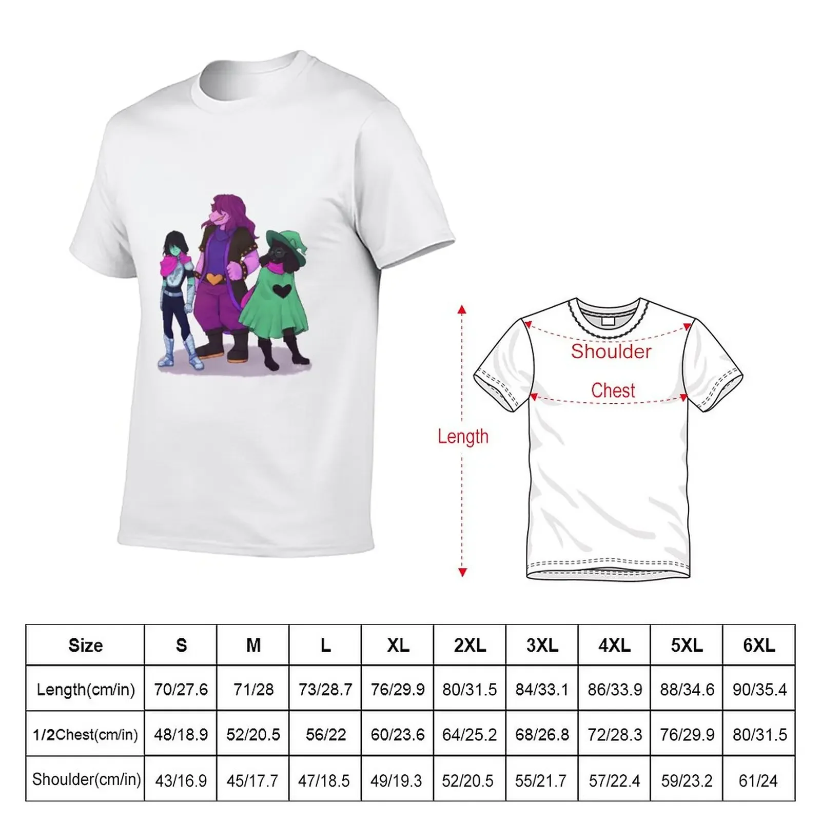 Kris Ralsei and Susie - Deltarune T-Shirt kawaii clothes hippie clothes boys animal print mens t shirts