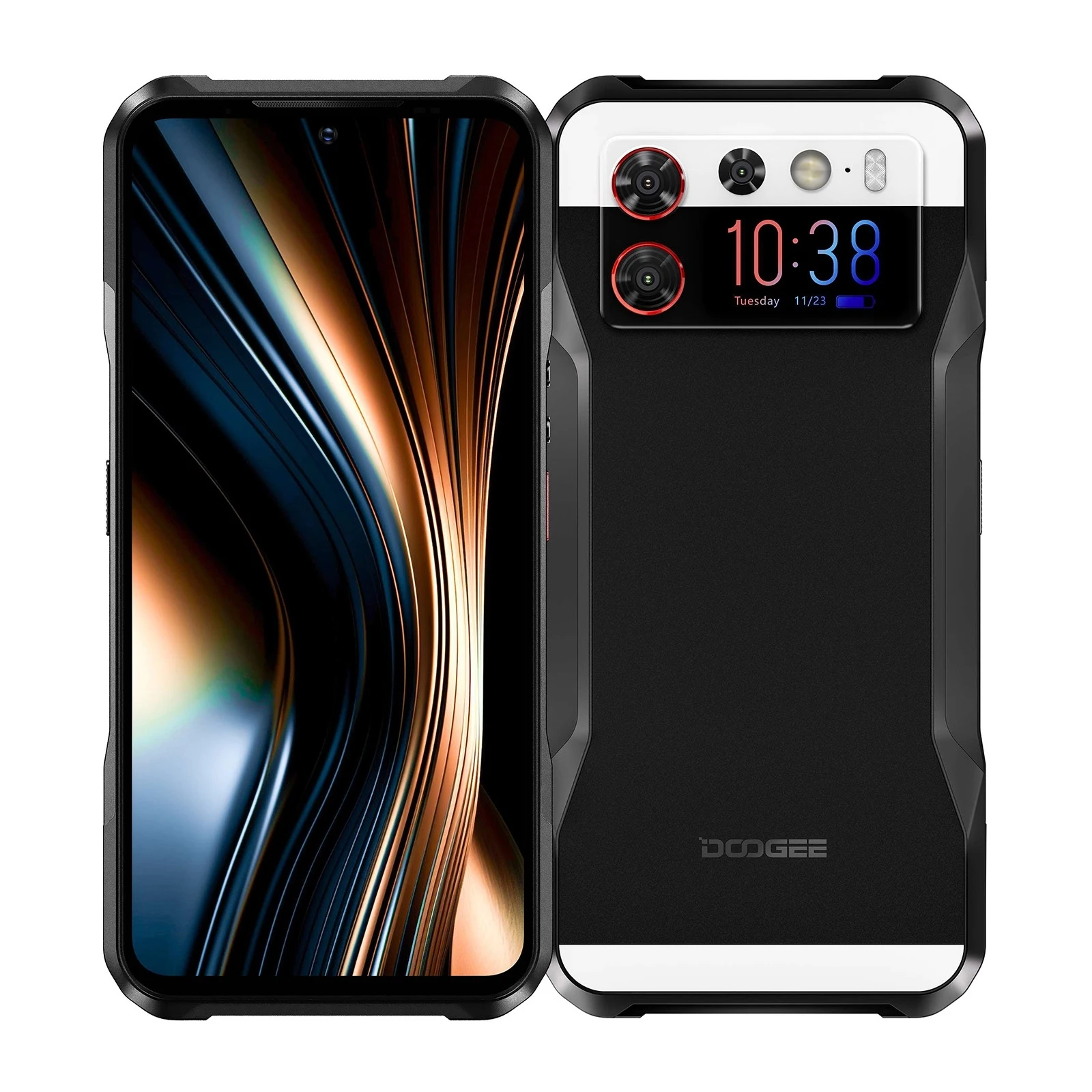 smartphone robusto 12gb 256gb dimensao 6020 5g octa core tela amoled traseira de 158 50mp 6000mah 33w nfc celular doogee v20s 01