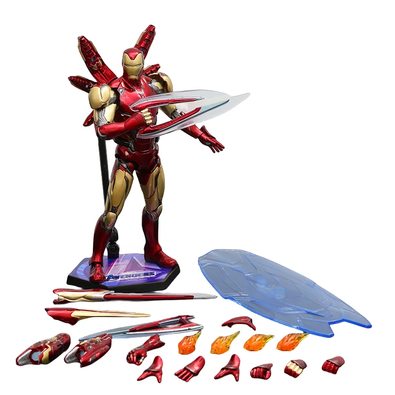 Original ZD Toys Iron Man MK85 Legends Spider Man Avengers 1/10 Tony Stark Model Collection Action Figure Model Adult Toys