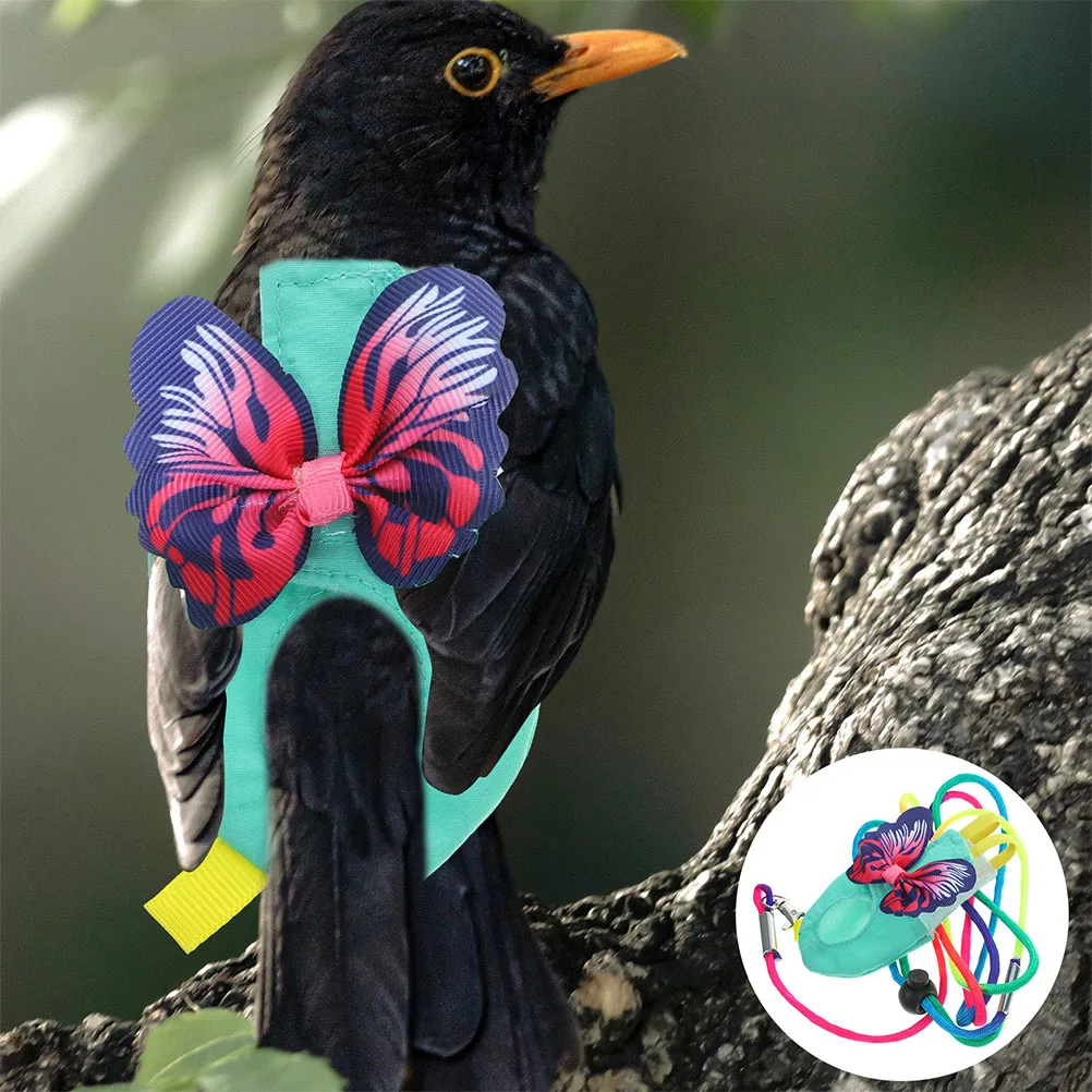 

Parrot Flying Suit Bird Clothing Flight Clothes for Pet Budgerigar Reusable Breathable Lightweight Safe Bird Diapers Parrot