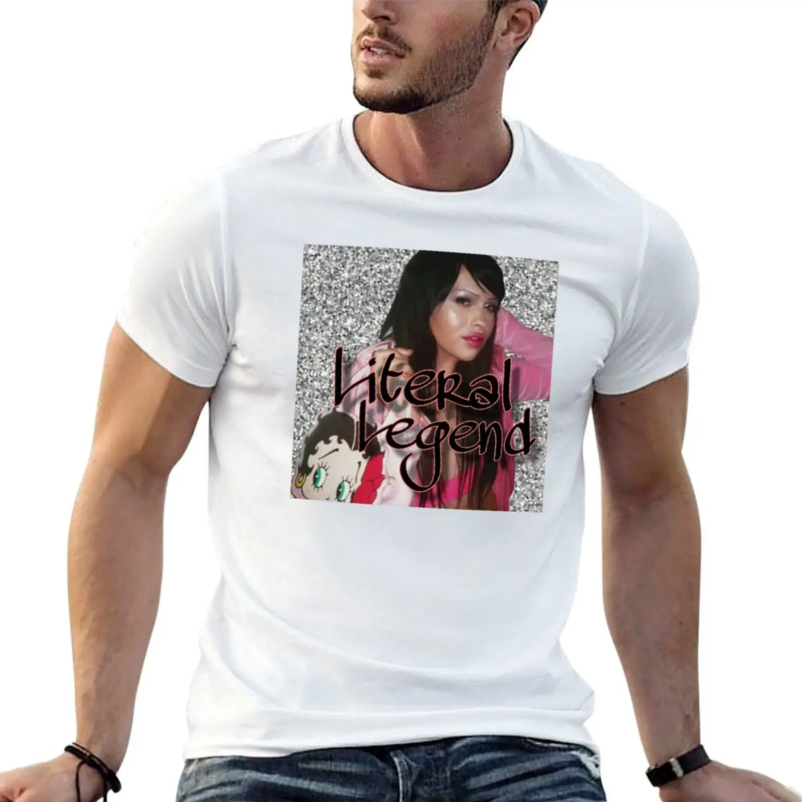 Camiseta masculina Ayesha Erotica Literal Legend, camiseta masculina de alta qualidade, marca de luxo, camiseta masculina de designer, camiseta masculina de verão