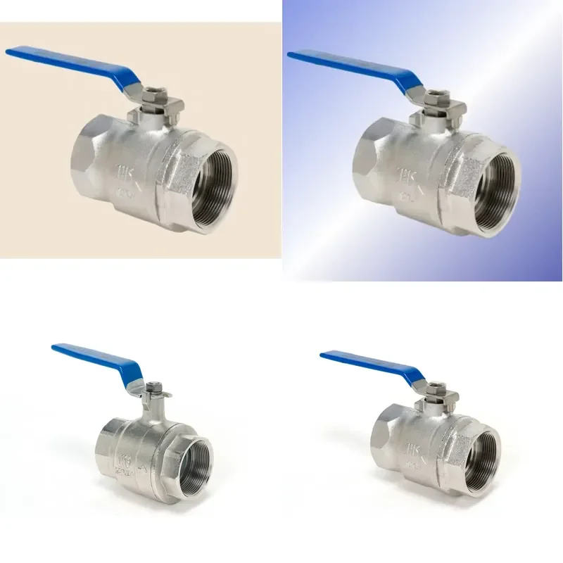 for Stainless Steel Threaded Ball Valve 10K  Industrial Seat 40A Suitable for Fluid Control Systems High Pressure