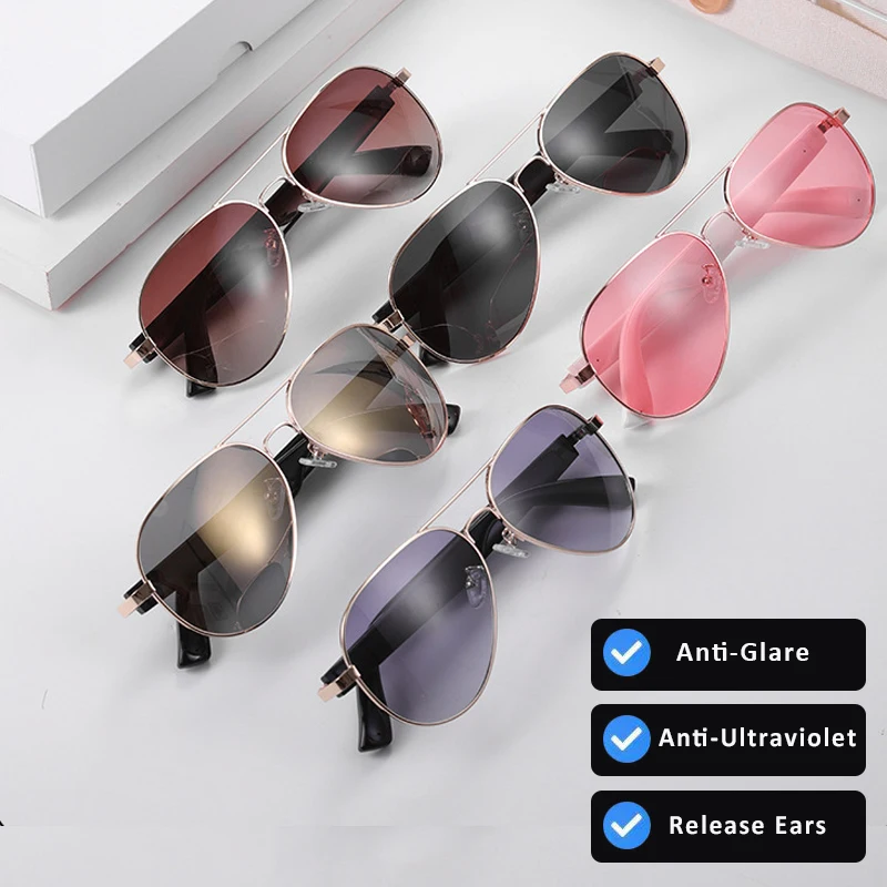 Fashion Intelligent Bluetooth Polarized Smart Glasses earphone Headset Hands-Free Calling Music Anti-BlueLight UV400 Ultraviolet