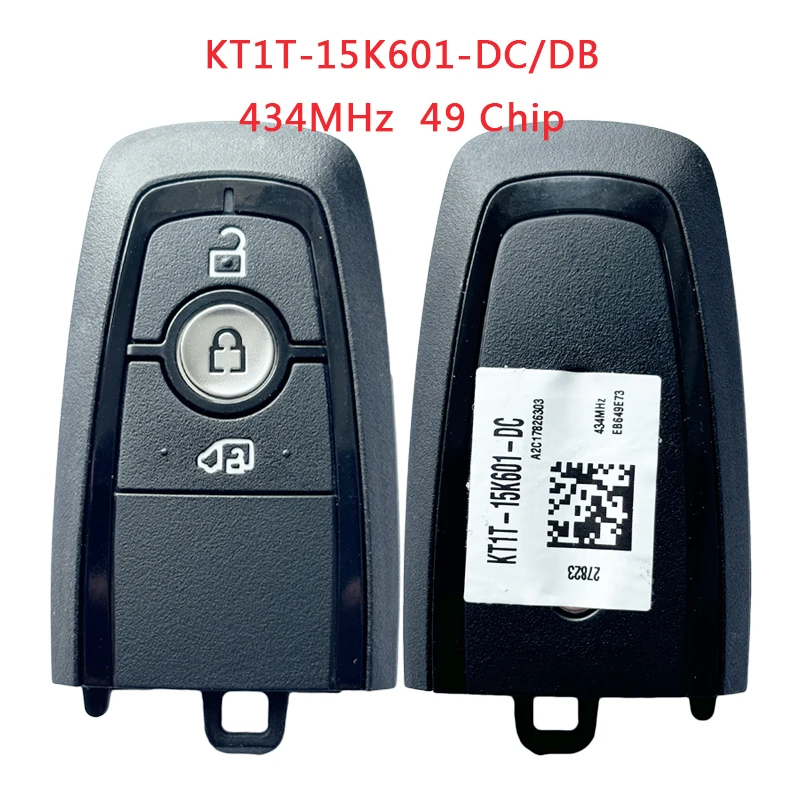 TXK018078-1 Original KT1T-15K601-DC/DB For Ford Transit Torneo Custom Smart Remote Key 3 Button 434MHz ID49 Chip A2C93142100