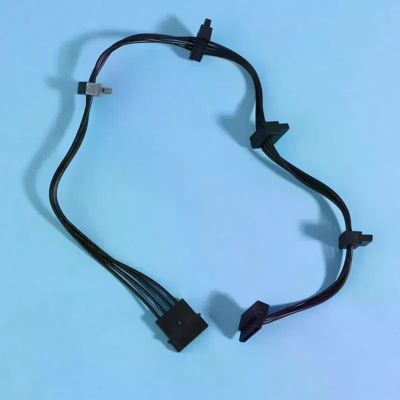 15Pin SATA/4PIN Power Supply Splitter Cable Hard Drive 1 Male To 5 Female Extension Power Cord For DIY PC Sever