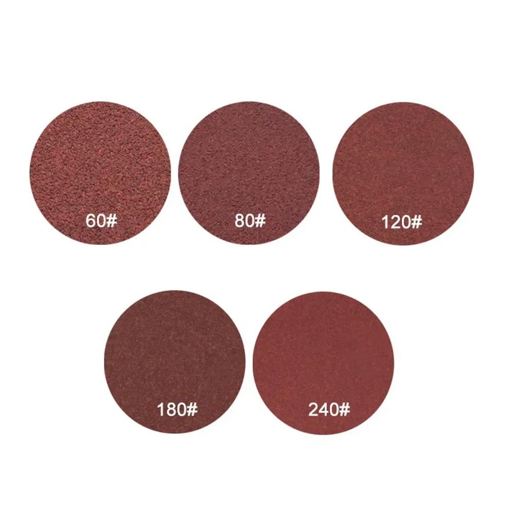 10Pcs 100mm Sanding Disc 60-240 Grit Sandpaper Buffing Wheel Hook And Loop Backing Pads For Electric Drill Grinder Rotary Tools image 4