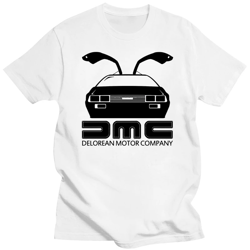 La Maxpa New Fashion men t shirt delorean motor company back to the future mens t-shirt Sunlight Unique tee shirt man plus size