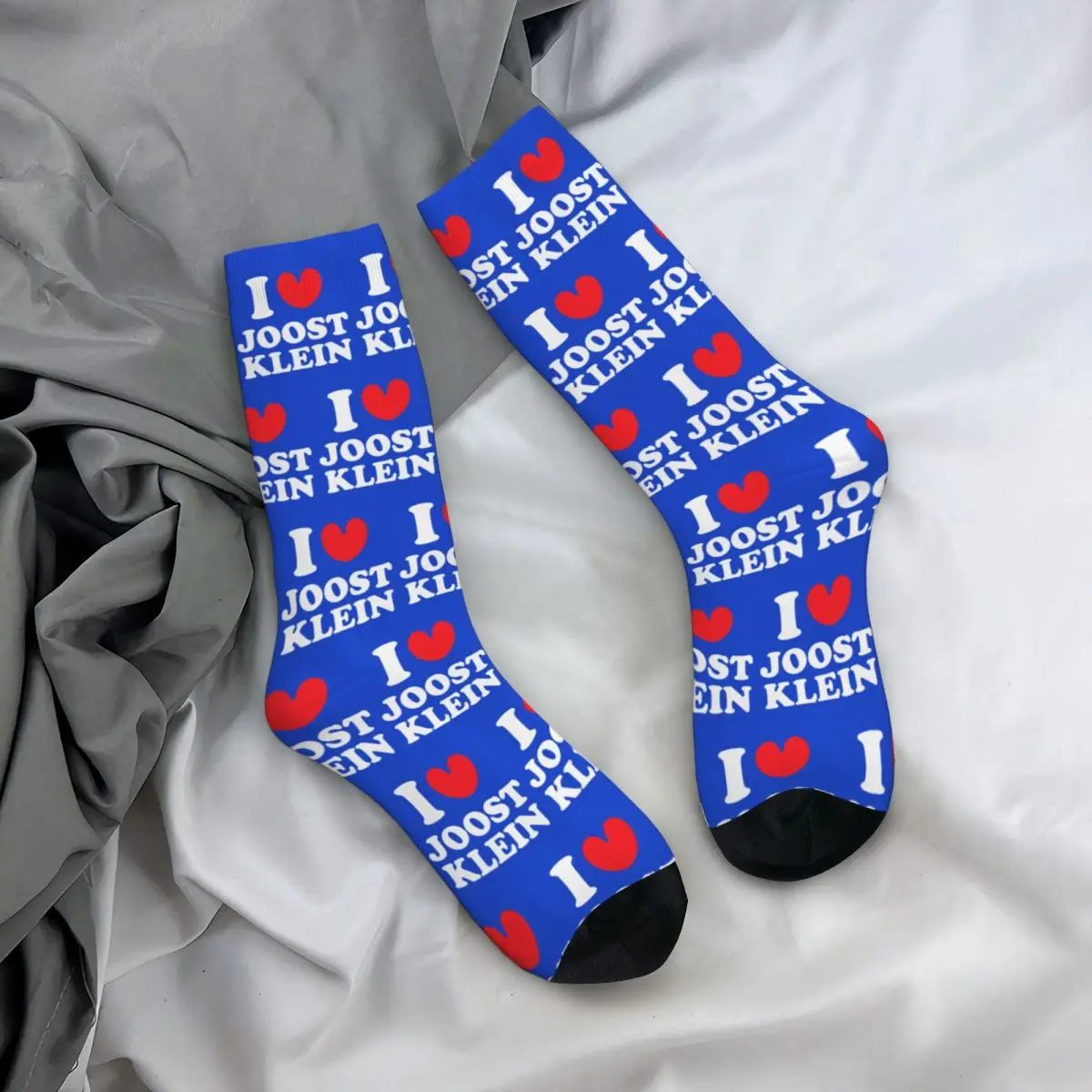 I Love Jo/2018 Klein Chaussettes pour hommes et femmes, Chaussettes drôles Happy Hip-Hop Rap, Harajuku, Bas, Printemps, Été, Automne, Hiver, Cadeaux