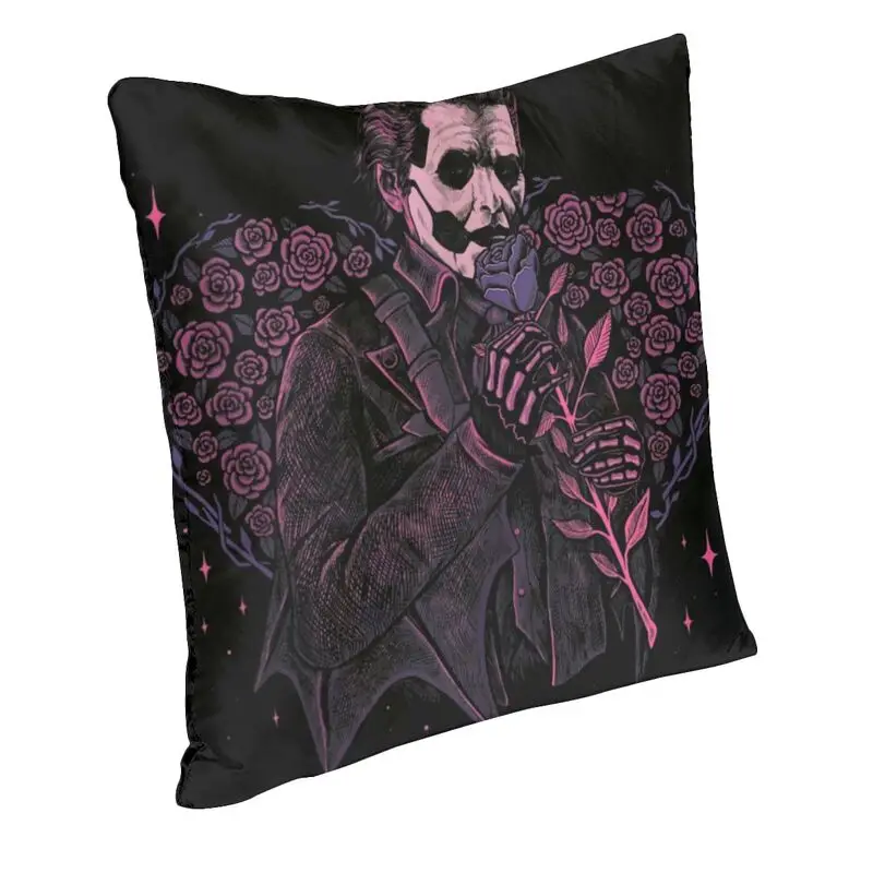 Fashion Swedish Rock Band Ghost Cushion Covers 40x40cm Soft Pillow Case for Sofa Square Pillowcase Decoration