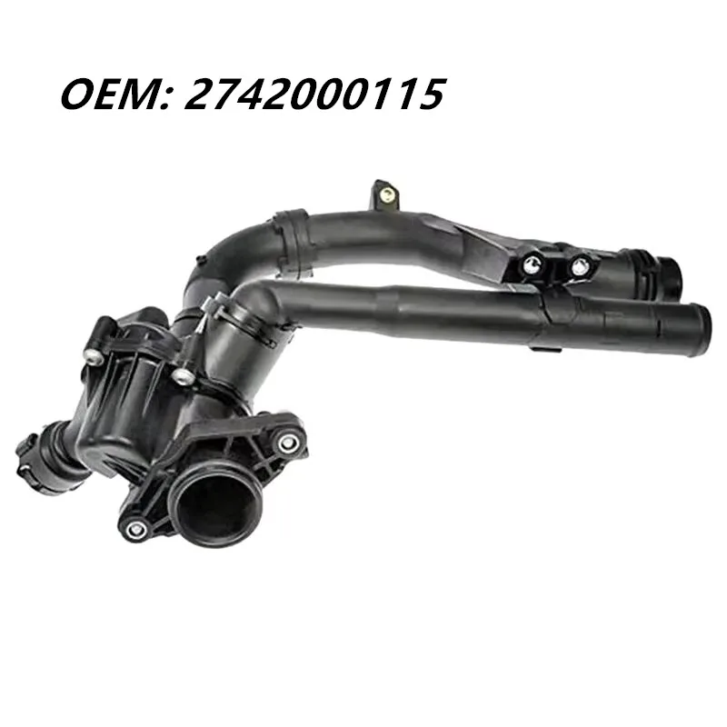 2742000115 A2742000115 Engine Coolant Thermostat Housing Assembly For C300 2016-18 C350e 2.0 2015-2018