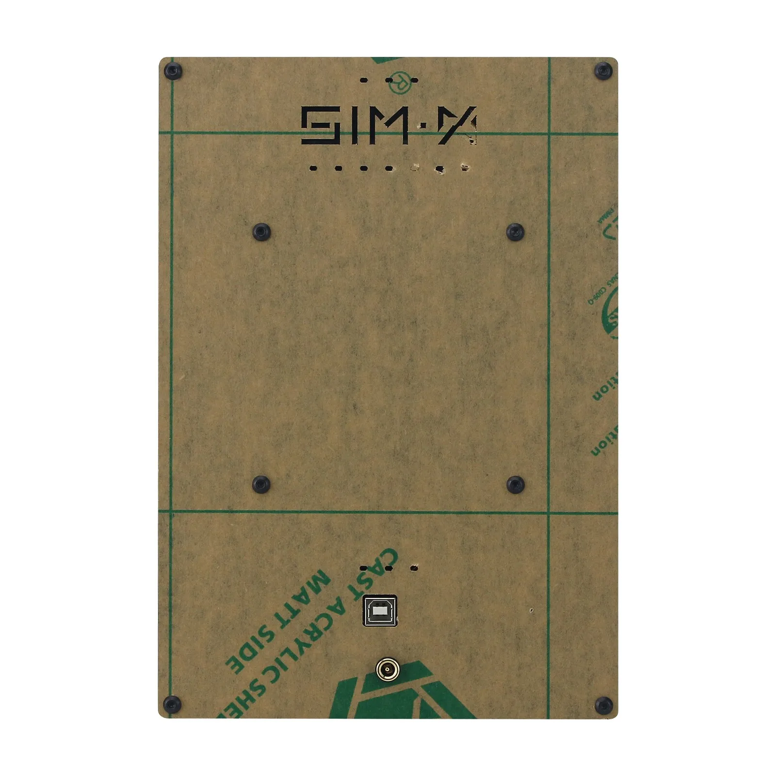 SIMX Sim Racing Button Box Nuovo schermo secondario per PC simulatore con LCD da 7 pollici per Simagic Fanatec