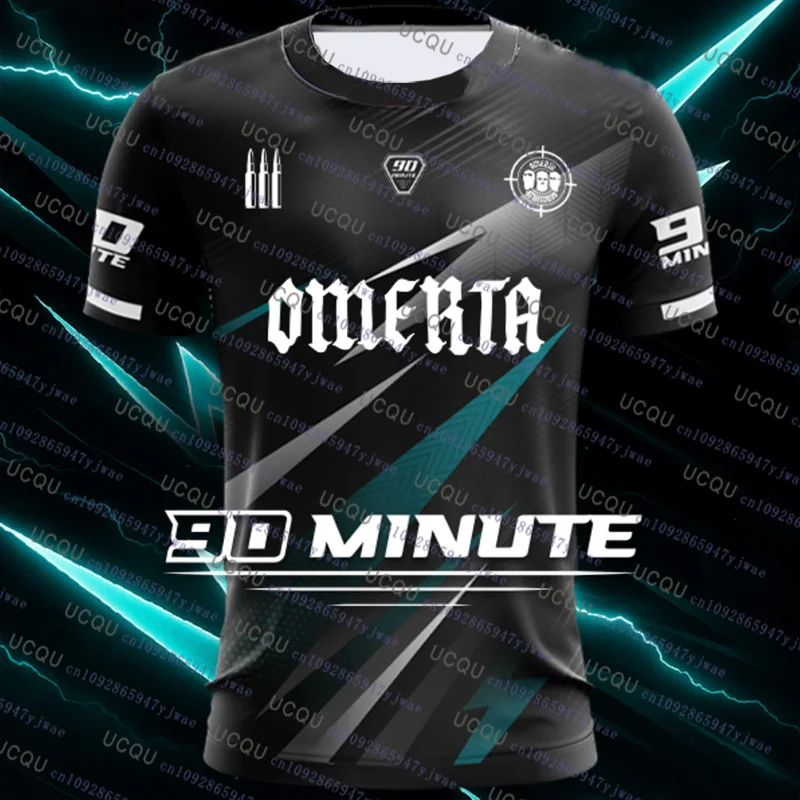 90 دقيقة سلسلة MM10 يوليو كرة القدم جيرسي الرجال النساء الخريف الرياضة في الهواء الطلق التجفيف السريع جيرسي اللياقة البدنية التدريب تي شيرت رجالي
