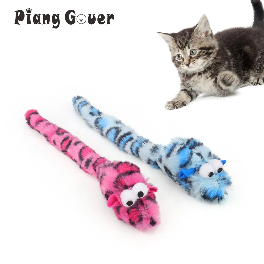 2pcs Plush Mouse Cat Toys For Kitten Long Hair Mouse Cat Pet Playing Toy