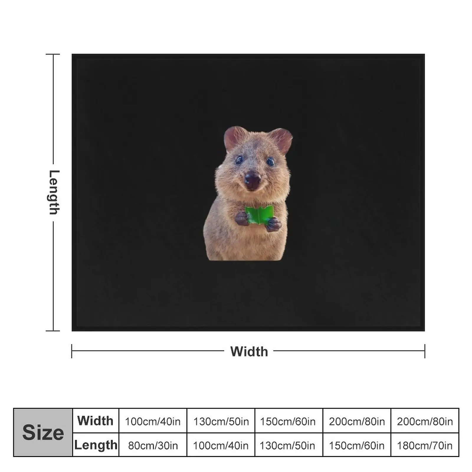 Quokka Throw Blanket heavy to sleep Soft Blankets