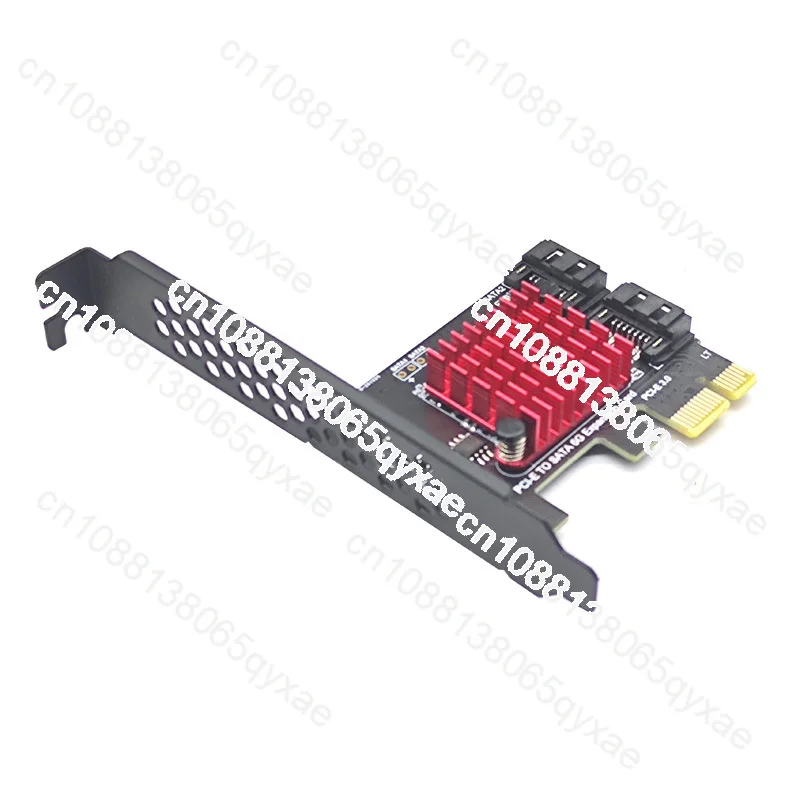 PCI-E 1X GEN3 To Sata3.0 Full Speed Expansion Card 2 Ports 6G Transfer Expansion IPFS Hard Disk JMS582