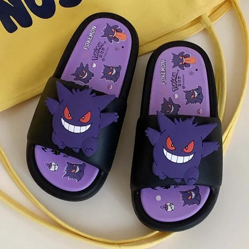 Gengar Slippers Anime Cartoon Kawaii Cute Adult Man Woman Summer Outdoor Sandals Casual Breathable EVA Shoes Home Slipper Gift view 5