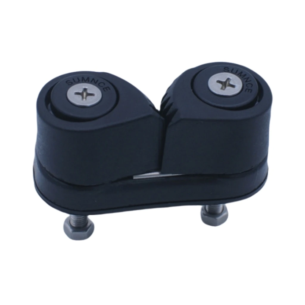 1pc Nylon Boat Fast Entry Cams Cleat With Leading Rings Bearing Rope Clamp Pilates Equipment Boat Cleats Kayak Marine