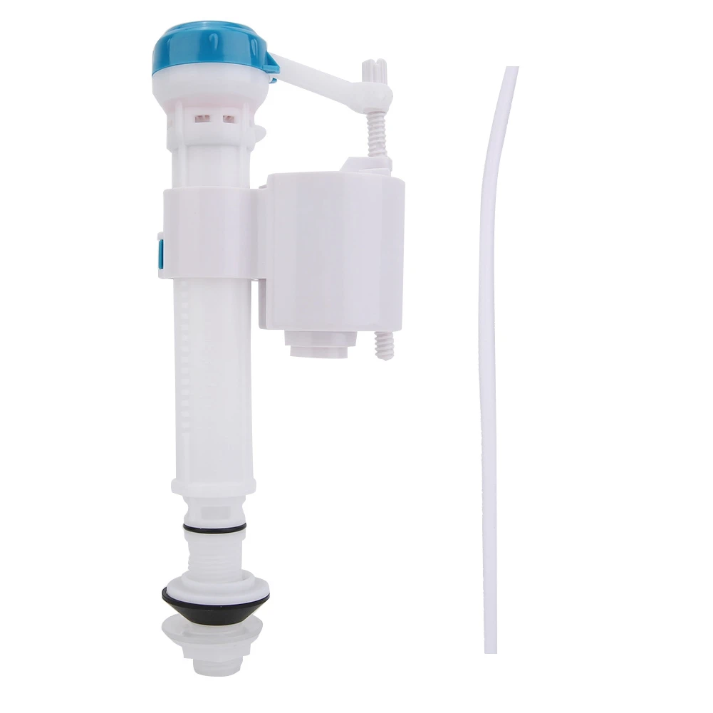 Toilet Push Button Fill Valve Dual Flush Cistern Valve Syphon Bathroom Blue White  G1/2 view 3