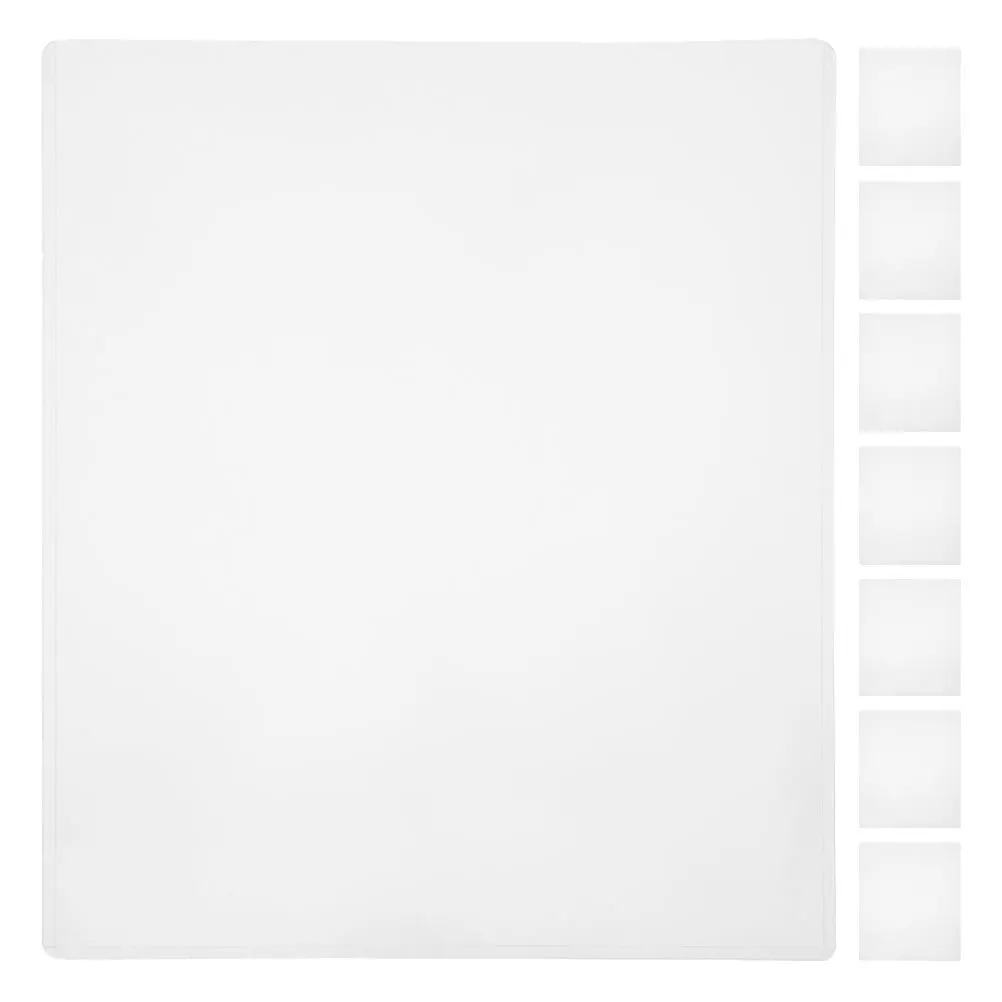 

8 PCS Water Proof Transparent Hard Card Holder Posters Pvc Clear Page Protectors