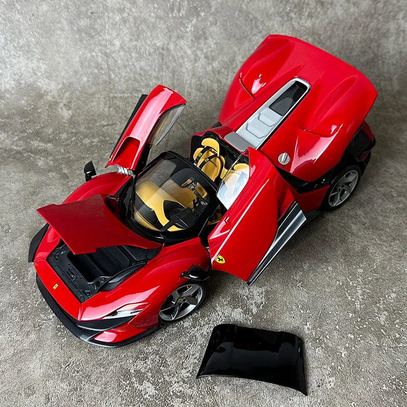 Bburago 1/18 FOR Ferrari SP3 Daytona high-end Car model simulation alloy Car model collection Furniture for display