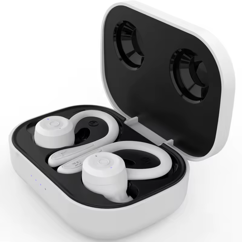 MS-T20 TWS Bluetooth V5.0 Ear Hook Headphones 3D Stereo Sports Wireless Earphones With Dual Mic Call Touch Control Earbuds 2022