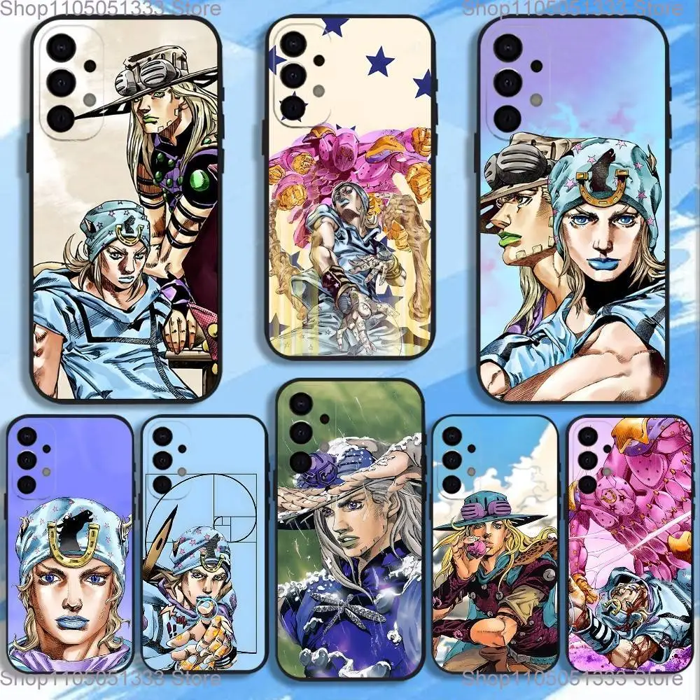

Johnny Joestar J-Jojo Phone Case For Samsung S25,S24,S21,S22,S23,S30,Ultra,S20,Plus,Fe,Lite,5G Black Cover