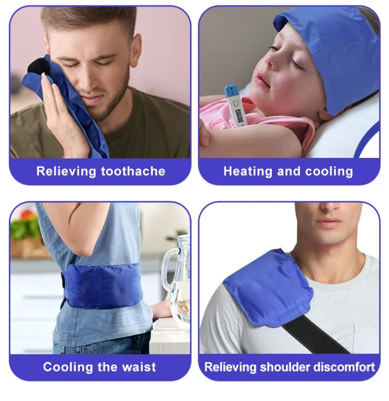 

Adjustable Sports Waist & Neck Ice Pack Wrap – Reusable Hot/Cold Therapy for Muscle Recovery & Pain Relief