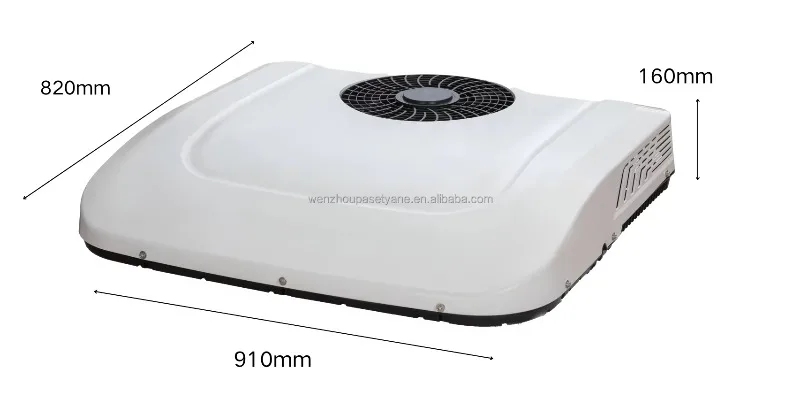 Pasetyane PTS-K55 DC12V Parking Air Conditioner 2200W Truck RV Camper Retrofit Air Conditioning With 1 Year Warranty