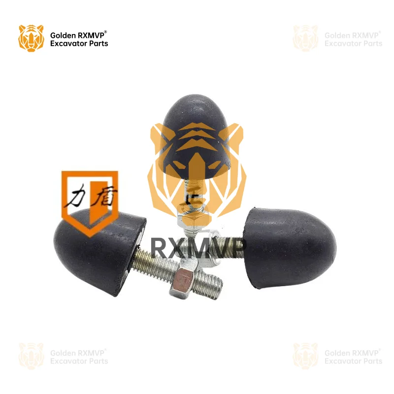 For  Sunward Intelligent 50 60 70 80 90 150 210 230 Door Top Rubber Anti-collision Rubber Particles Excavator Parts