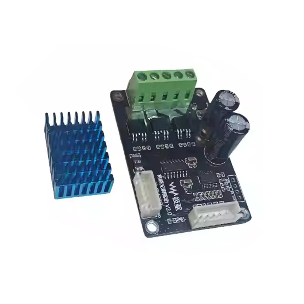 1 Pc DC5V-40V BLDC 200W With Hall Three-phase Brushless Motor Drive Module Control Board PWM/0-5V Analog Speed Adjustment Driver