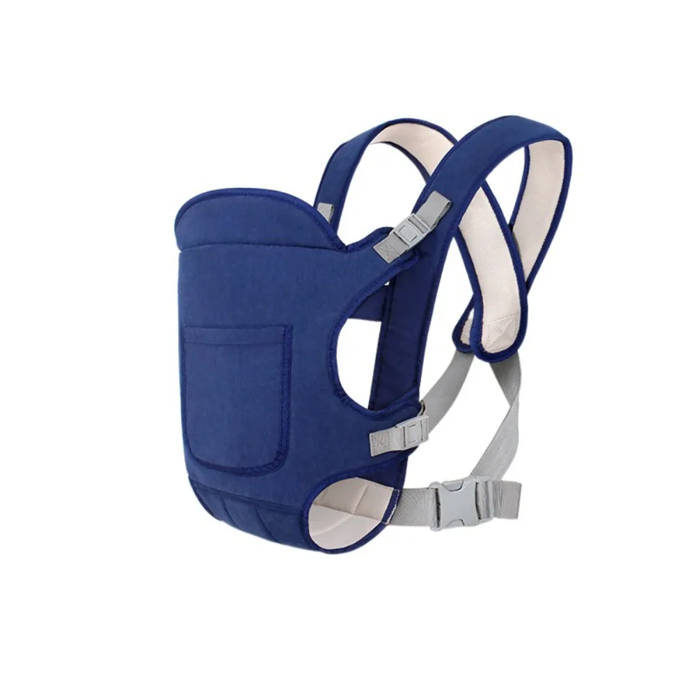 

Solid color Baby Wrap Carrier Cloth Dual-Shoulder Infant Backpacks Newborn Front Holding Multi-Functional Newborn Sling Wrap