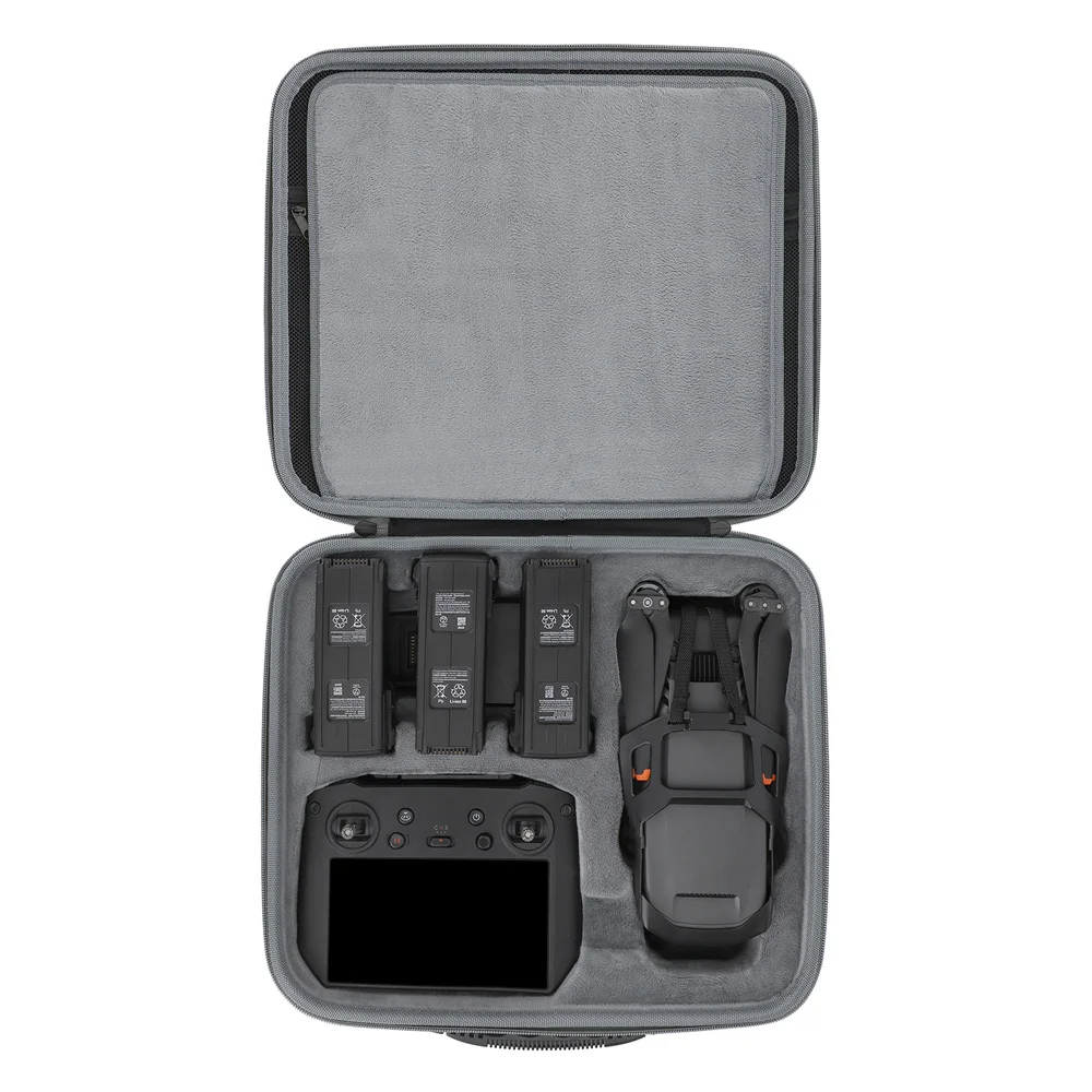 Gray Storage Bag For DJI Mavic 3/3 Pro/3 Classic Case Portable Shoulder+Strap Carrying Hand Box Handle RC/Pro/N1 Remote Cover