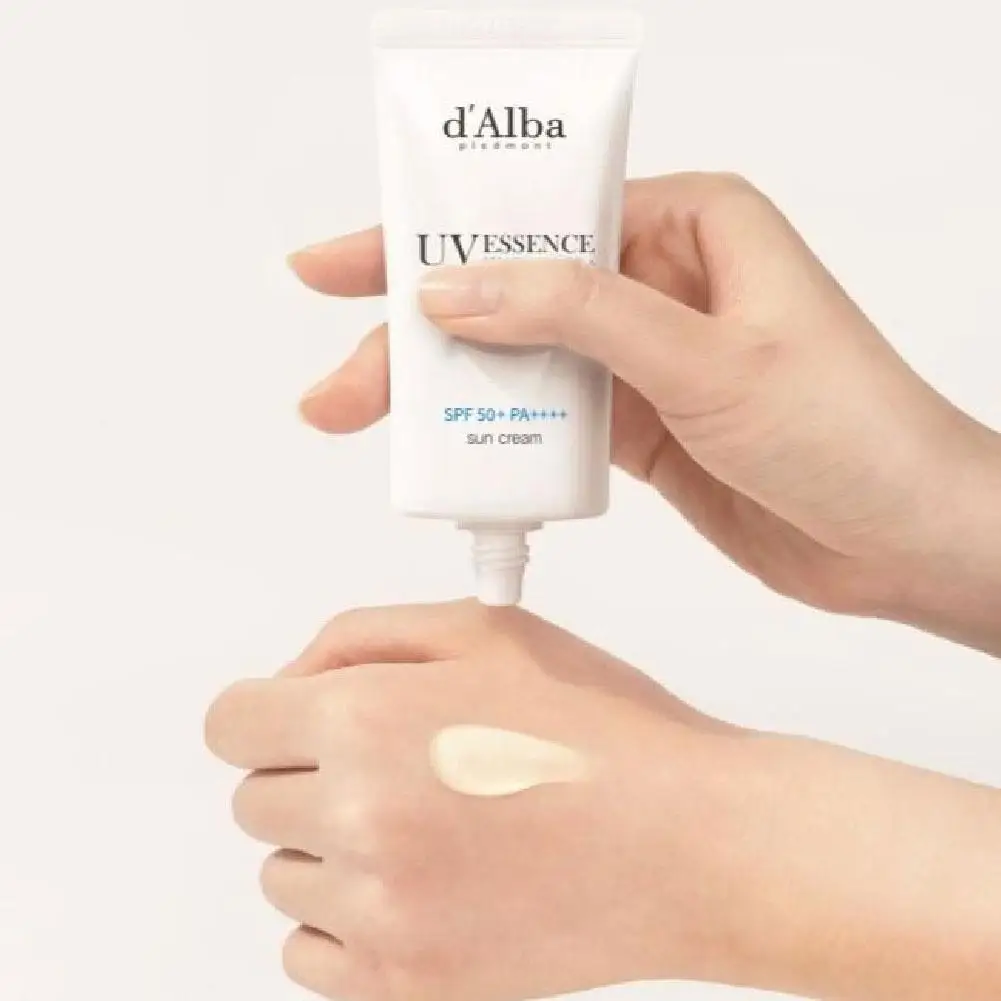 D'alba White Truffle Sunscreen Essence SPF50+ UV واقي طويل الأمد مرطب خفيف الوزن لطيف وجيد التهوية للعناية بالبشرة #6