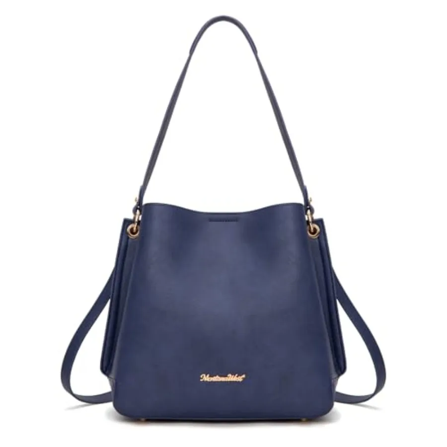 

Сумка-хобо Montana West Medium для женщин, сумка-ведро на плечо с ремнем через плечо