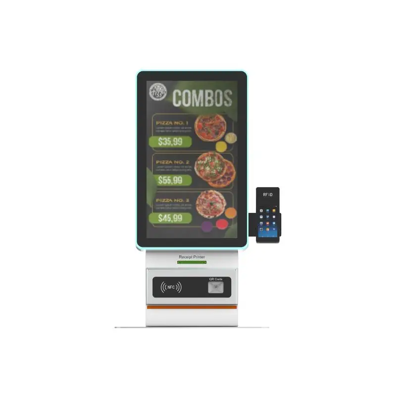 

Touch Screen Fast Food Self Service Ordering Kiosk Self Checkout Kiosk 1920*1080 payment kiosks
