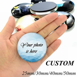 Customized Photo Frame Picture Fridge Magnets Refrigerator Magnetic Stickers Family Friends Children Pet Gifts Souvenir Logo
