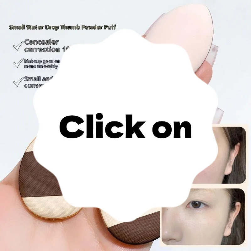 5/10 Stuks Mini Vinger Bladerdeeg Foundation Kleine Teardrop Luchtkussen Poeder Spons Gezicht Concealer Bb Cream Cosmetische Applicator make-up