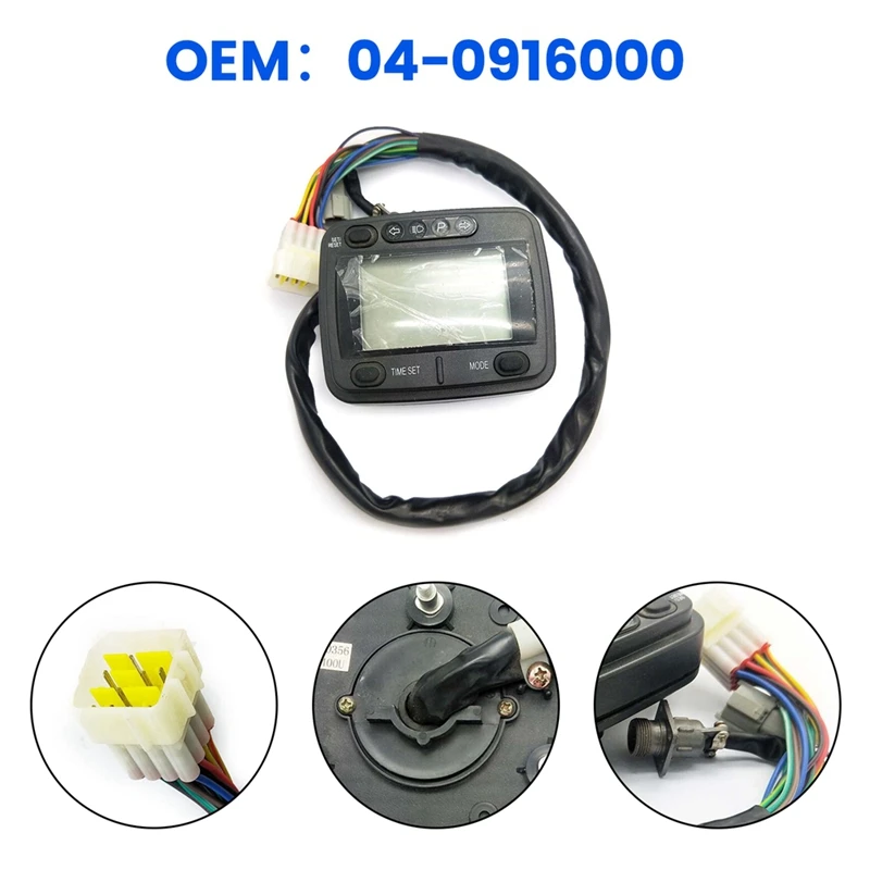 04-0916000 ATV Combination Digital Speedometer Meter Assy Fit For Liangzi ODES 400Cc LZ400-4 Replacement Parts