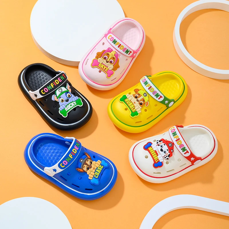 Pantofole per bambini genuini PAW Patrol, pantofole carine antiscivolo per interni, pantofole con suola morbida leggera per ragazzi e ragazze