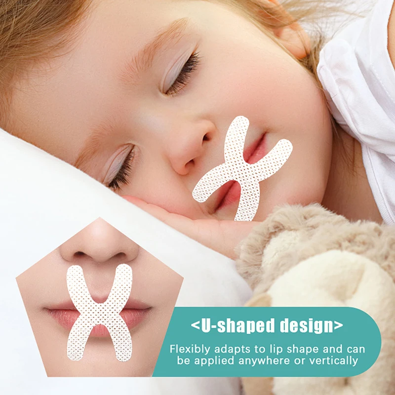 30pcs X-Shape Mouth Tape Sleep Strips For Anti-snoring Mouth Breathing Tape Improve Sleep Mouth Stickers For Snoring Lip Patches